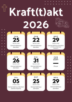 Jahresübersicht Termine Kraft(t)akt 2026